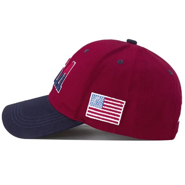 2023-New-America-Flag-Embroidery-Baseball-Cap-for-Men-Women-Cotton-Snapback-Hat-Unisex-Hip-Hop-2