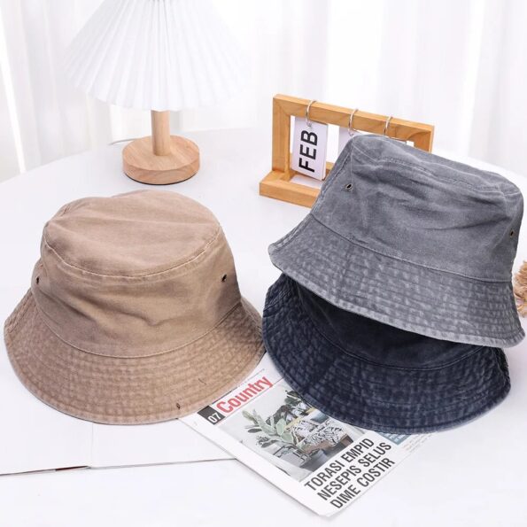 2023-New-Fisherman-Hat-Vintage-Denim-Bucket-Hats-Outdoor-Men-Women-Washed-Cotton-Panama-Sun-Cap-3