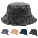 2023-New-Fisherman-Hat-Vintage-Denim-Bucket-Hats-Outdoor-Men-Women-Washed-Cotton-Panama-Sun-Cap