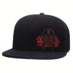 Embroidery-Retro-baseball-caps-for-men-women-bone-snapbacks-black-sports-hats-street-art-hip-hop