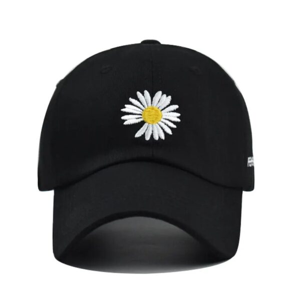 Fashion-Baseball-Cap-for-Women-Men-s-Little-Daisy-Embroidery-Hat-Cotton-Soft-Top-Caps-Casual-1