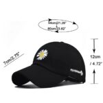 Fashion-Baseball-Cap-for-Women-Men-s-Little-Daisy-Embroidery-Hat-Cotton-Soft-Top-Caps-Casual