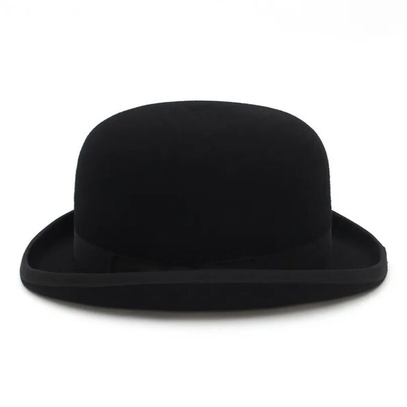 GEMVIE-4-Colors-100-Wool-Felt-Derby-Bowler-Hat-For-Men-Women-Satin-Lined-Fashion-Party-4