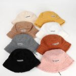 Lambswool-Unisex-Bucket-Hats-For-Women-Men-Winter-Outdoor-Sun-Visor-Panama-Fisherman-Cap-Letter-Embroidered