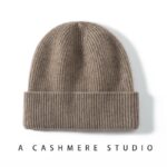MERRILAMB-High-Quality-100-Cashmere-Knitted-Hat-for-Women-and-Men-Casual-Beanie-Hat-Cap-Winter