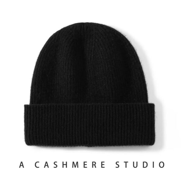 MERRILAMB-High-Quality-100-Cashmere-Knitted-Hat-for-Women-and-Men-Casual-Beanie-Hat-Cap-Winter-5