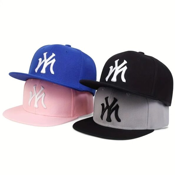 MY-letter-embroidery-baseball-cap-hip-hop-outdoor-snapback-caps-adjustable-flat-hats-outdoor-sun-hat
