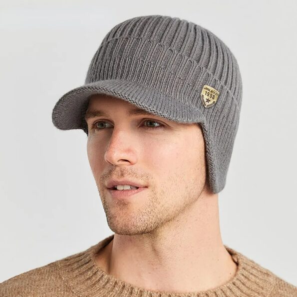Men-Winter-Knitted-Hat-Outdoor-Cycling-Ear-Protection-Warmth-Peaked-Cap-Casual-Fashion-Sunhat-Bomber-Hats-1