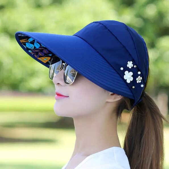 New-Summer-Outdoor-Leisure-Hat-Ladies-Travel-All-Match-Sun-Hat-Big-Eaves-Foldable-Adjustable-UV-4