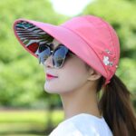 New-Summer-Outdoor-Leisure-Hat-Ladies-Travel-All-Match-Sun-Hat-Big-Eaves-Foldable-Adjustable-UV