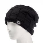 New-Unisex-Fleece-Lined-Beanie-Hat-Knit-Wool-Warm-Winter-Hat-Thick-Soft-Stretch-Hat-For