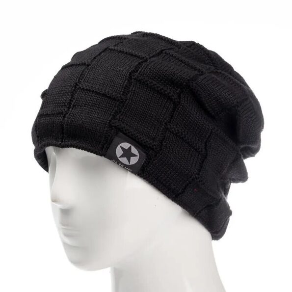 New-Unisex-Fleece-Lined-Beanie-Hat-Knit-Wool-Warm-Winter-Hat-Thick-Soft-Stretch-Hat-For-1