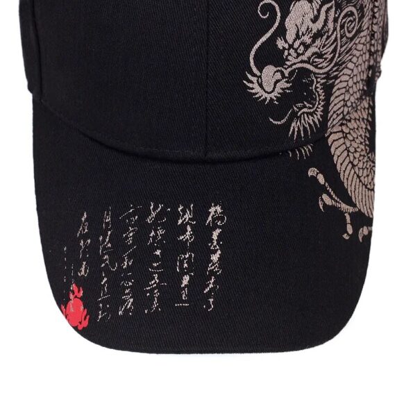 Unisex-Baseball-Cap-Black-Adjustable-Chinese-Style-Cap-Dragon-Print-Casual-Snapback-hats-Bone-Hip-Hop-1