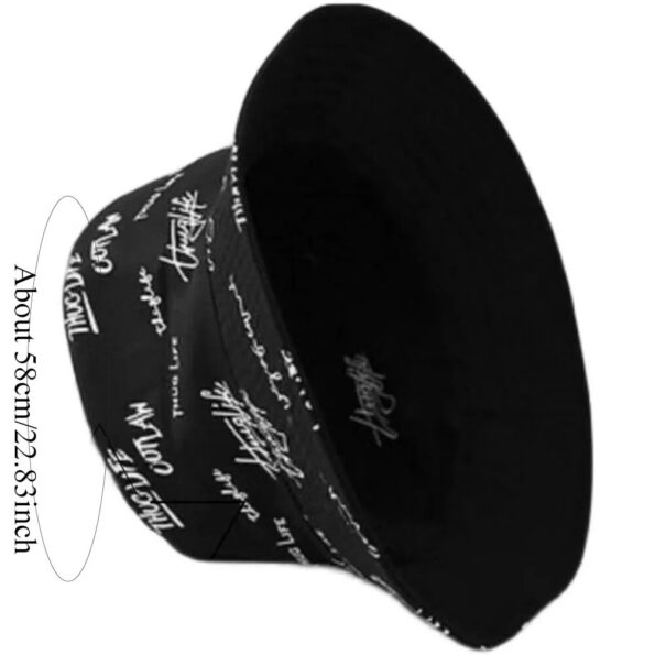 Unisex-Bucket-Hats-Panama-Hat-Double-sided-Wear-Fishing-Fisherman-Cap-Classic-Full-Print-Letter-Unisex-1