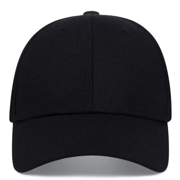 Unisex-Simple-Black-Baseball-Cap-Solid-Color-Golf-Hat-Cotton-Snapback-Caps-Casquette-Hats-Casual-Hip-2