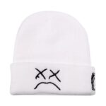 Winter-LilPeep-embroidered-knitted-hat-sad-face-expression-funny-men-women-beanie-hat